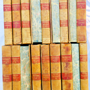 PLUTARQUE Oeuvres de Plutarque 1784
