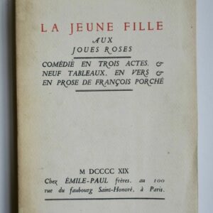 PORCHE La Jeune fille aux joues roses