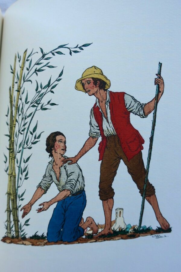 Paul et Virginie aquarelles de Jean Droit