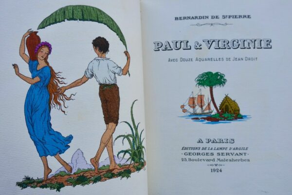 Paul et Virginie aquarelles de Jean Droit – Image 9
