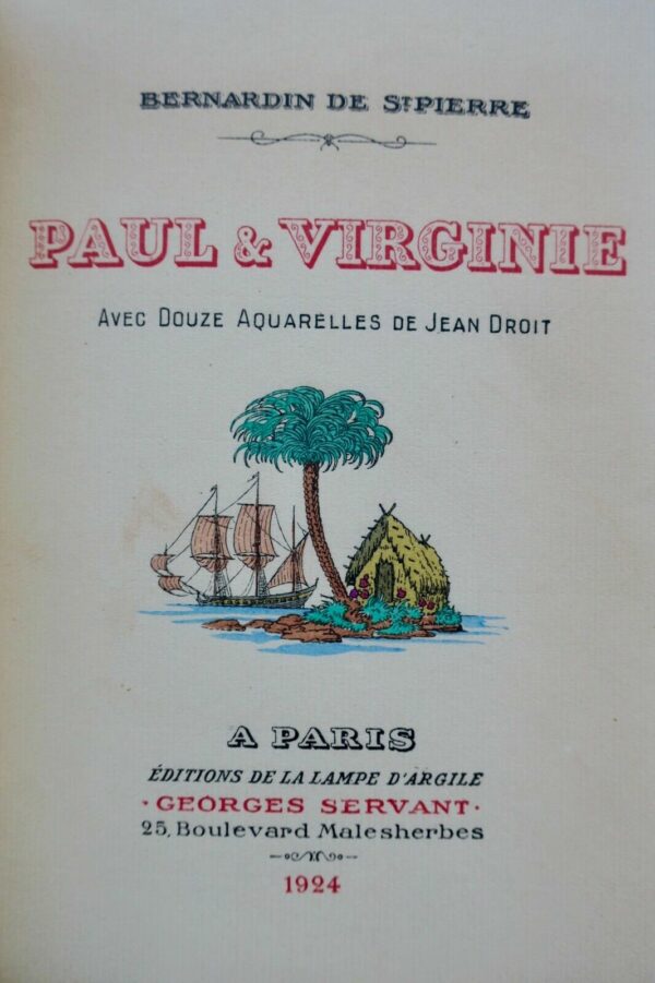 Paul et Virginie aquarelles de Jean Droit – Image 10