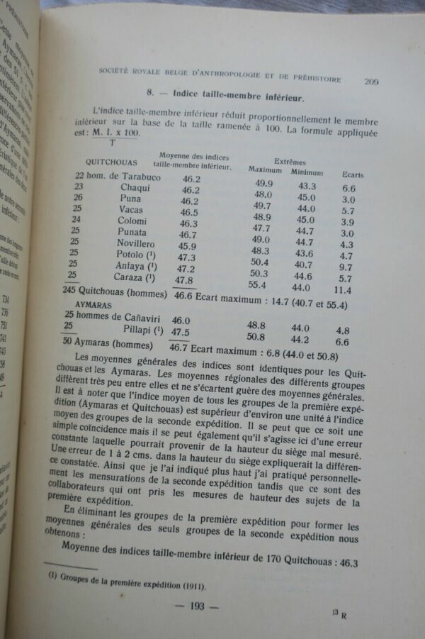 QUITCHOUAS ET AYMARAS (Etude des populations autochtones des andes boliviennes) – Image 4