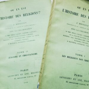 Religion OU EN EST L'HISTOIRE DES RELIGIONS ?