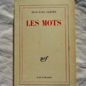 SARTRE (Jean-Paul) Les Mots Paris, Gallimard, 1964 EO
