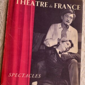 THEATRE DE FRANCE - SPECTACLES 1956