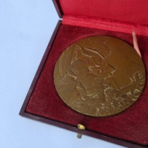 TOULET Paul Jean  Médaille bronze 67 mm. signée Mérelle