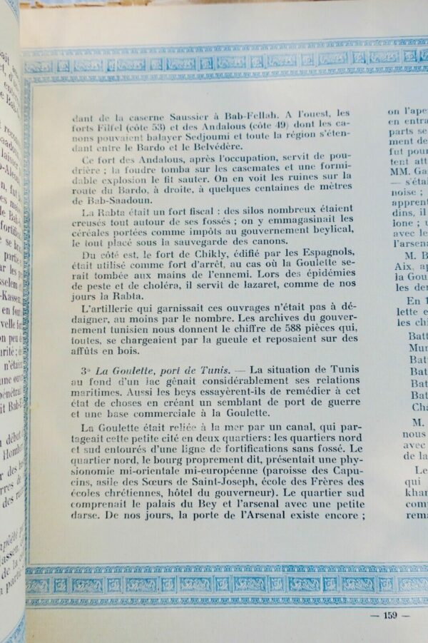 TUNISIE Histoire de la ville de Tunis 1924 – Image 3