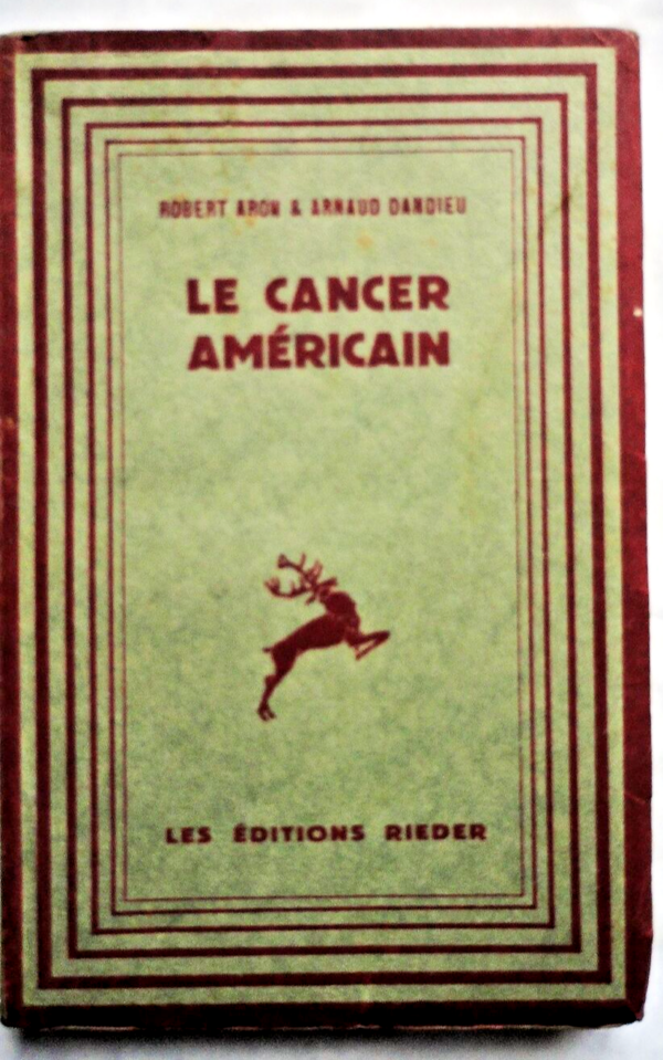 USA Cancer Americain 1931