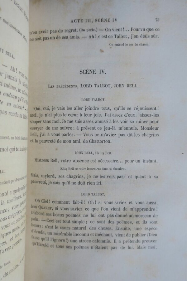 VIGNY Théâtre complet 1858 – Image 5