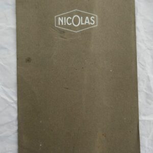 Vin catalogue Nicolas, 1960