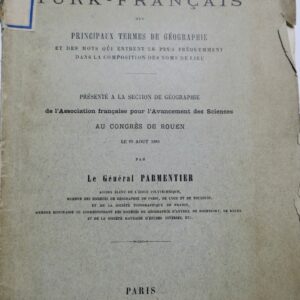 Vocabulaire Turk-Français des principaux termes de géographie 1884
