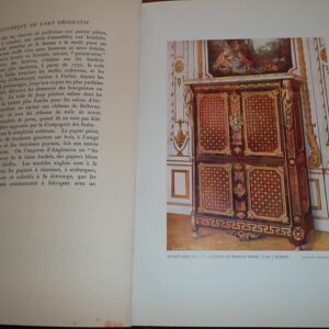 ameublement français sous louis XV 5 pl de couleurs 42 en n &b Par H. Clouzot L'