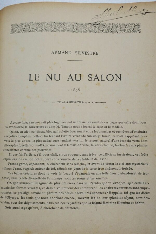 curiosa SILVESTRE ARMAND LE NU AU SALON DE 1898 – Image 16