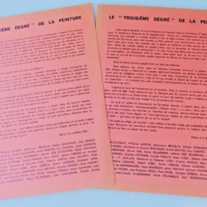 surréalisme troisième degré de la penture 1965