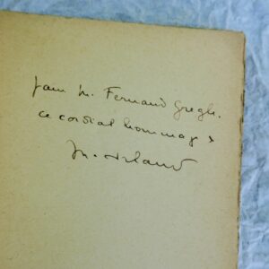 ARLAND MARCEL ANTARES S.P. + dédicace