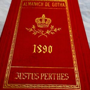 Almanach de Gotha 1890 Annuaire généalogique, diplomatique et statistique...