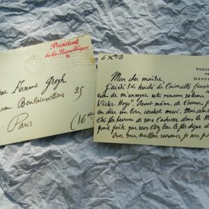 André Magre lettre autographe