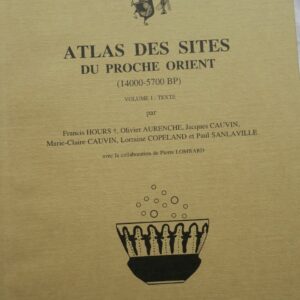 Atlas des sites du Proche-Orient 1994