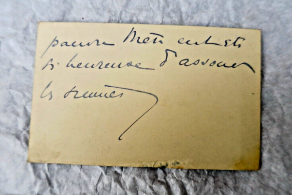 Baron Robert de Rothschild carte de visite – Image 3