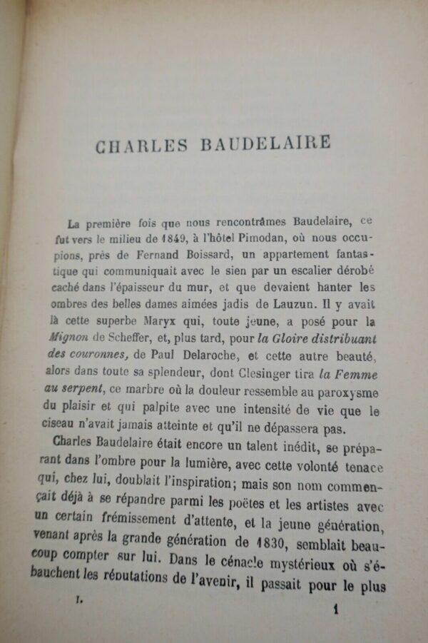 Baudelaire Les fleurs du mal. Précédé d'une notice par Théophile Gautier – Image 4