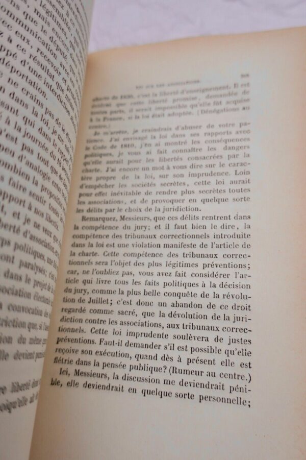 Berryer, M. Oeuvres de Berryer - Plaidoyers DISCOURS PARLEMENTAIRES – Image 10
