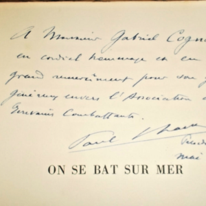 Chack illust- Riou  On se Bat sur mer + dédicace