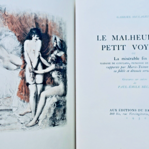 Curiosa  Soulages Le Malheureux petit voyage..ill-Bécat