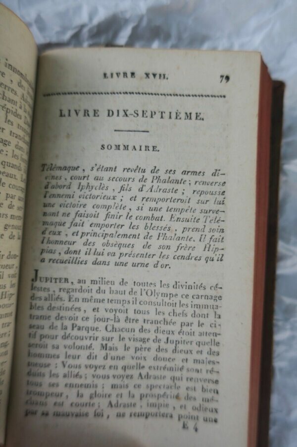 FENELON Aventures de télémaque, fils d'Ulysse 1821 – Image 6
