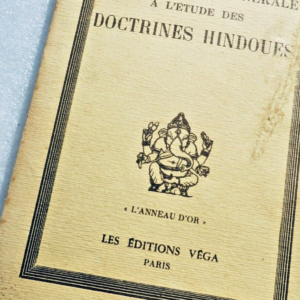 GUENON RENE INTRODUCTION GENERALE A L'ETUDE DES DOCTRINES HINDOUES