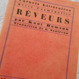 HAMSUN (Knut) RÊVEURS EO 1927