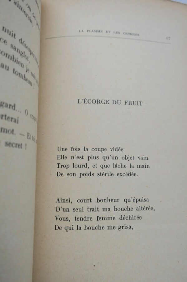 HENRIOT (Émile). La Flamme et les cendres  + dédicace – Image 10