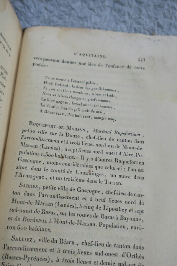 Histoire politique et statistique de l'Aquitaine... 1822 – Image 8