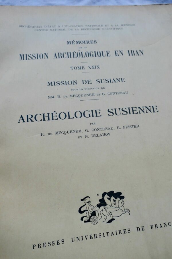 Iran Mémoires de la Mission Archéologique en Iran Mission Susiane – Image 11