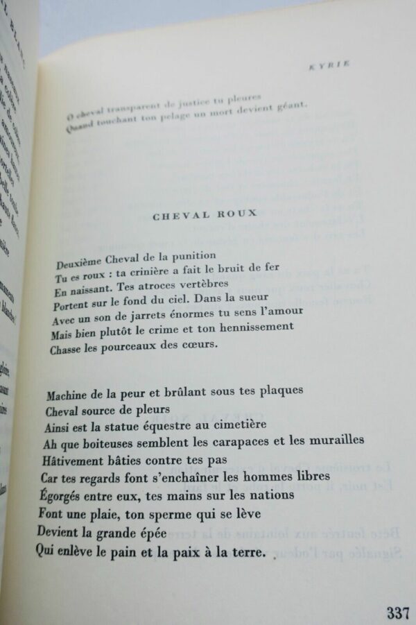 JOUVE Pierre Jean Poésie : Les noces - Sueur de sang - Matière céleste - Kyrie - – Image 3