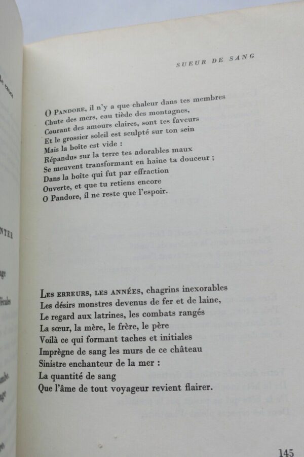 JOUVE Pierre Jean Poésie : Les noces - Sueur de sang - Matière céleste - Kyrie - – Image 5
