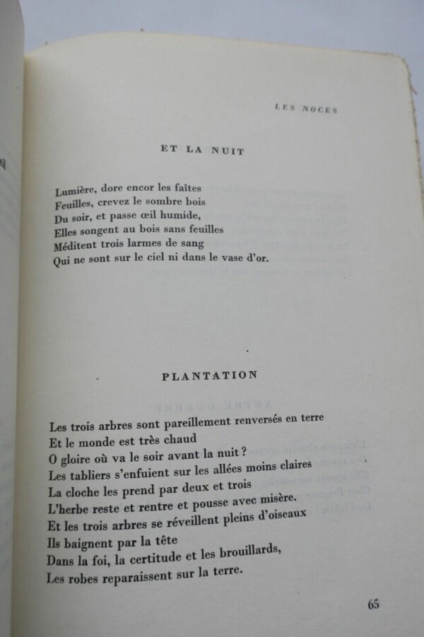 JOUVE Pierre Jean Poésie : Les noces - Sueur de sang - Matière céleste - Kyrie - – Image 6