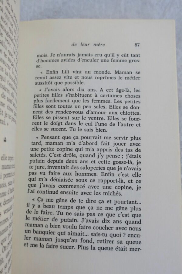 LOUYS  TROIS FILLES DE LEUR MERE Régine Deforges. 1971 Mandiargues – Image 5