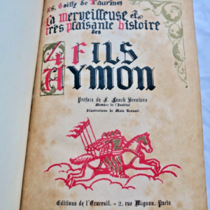 Merveilleuse et très plaisante histoire des Quatre Fils Aymon