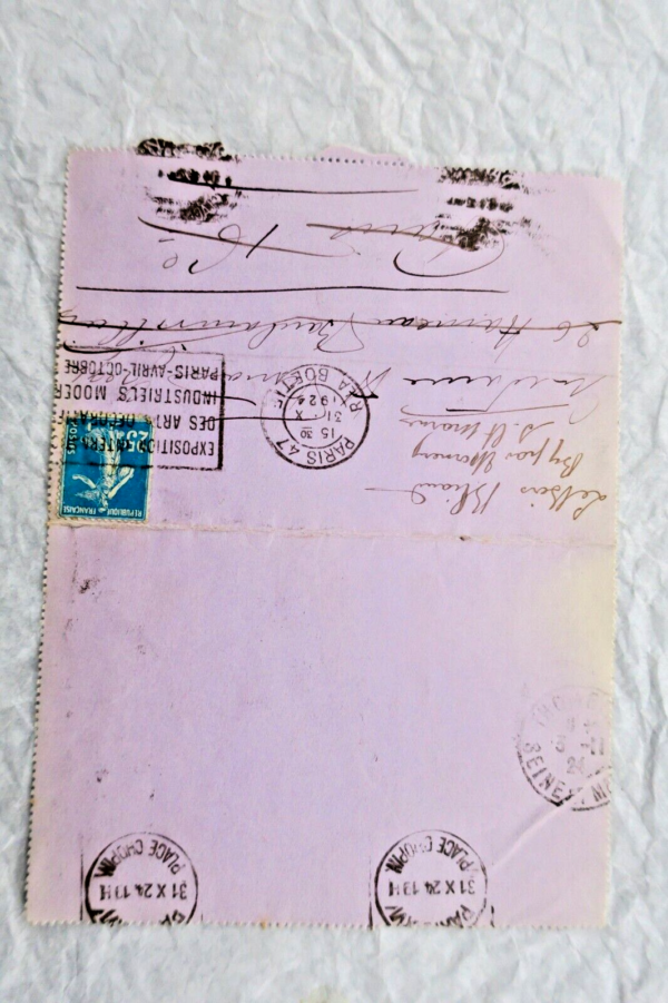 Mme CATULLE-MENDES  lettres autographes manuscrites & signées – Image 14