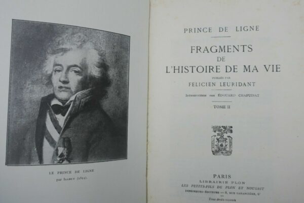 PRINCE DE LIGNE Fragments de l'Histoire de ma Vie 1928 – Image 5