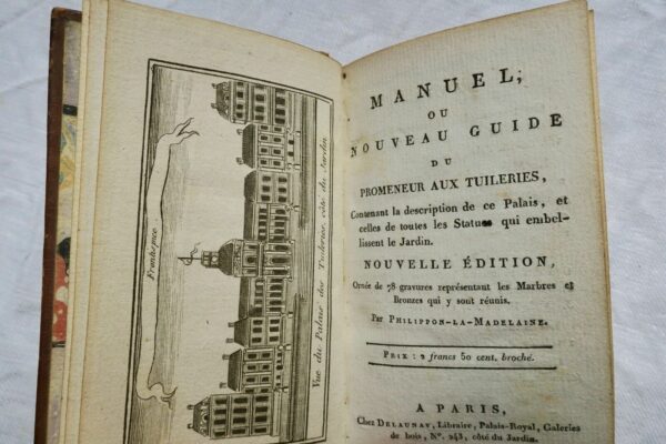 Paris manuel ou nouveau guide du promeneur aux Tuileries 1806 – Image 5