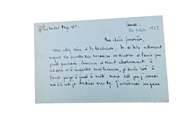 Pierre Brossolette lettre autographes signée