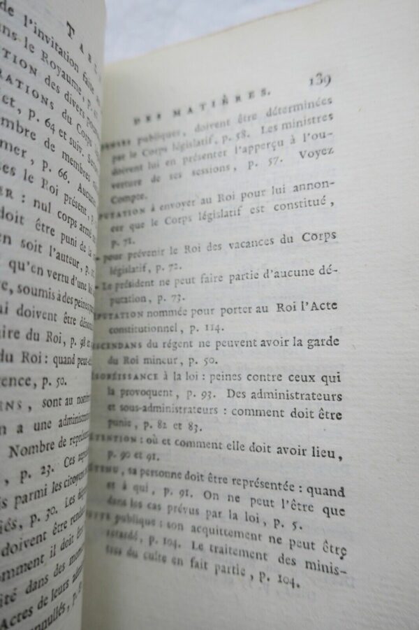 REVOLUTION La Constitution Francaise 1791 – Image 5