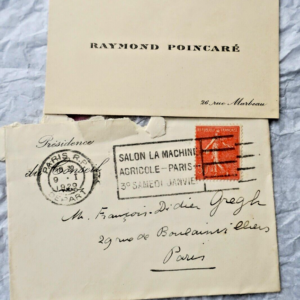 Raymond POINCARE belle carte