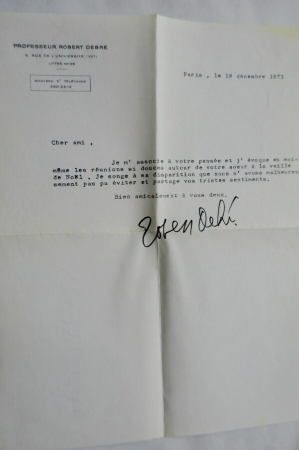 Robert Debré 2 lettres – Image 3