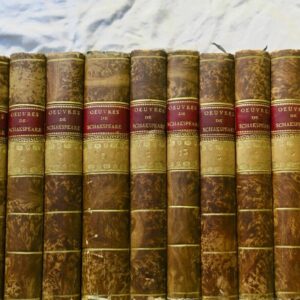 SHAKESPEARE Oeuvres traduites de l'anglais par Letourneur 1821