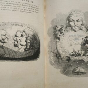 SWIFT  Voyages de Gulliver dans les contrées lointaines 1838 Grandville