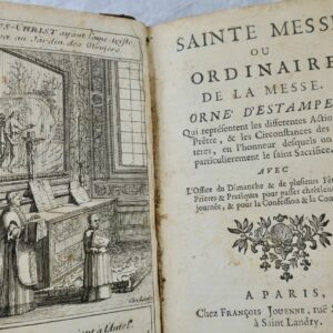 Sainte messe ou ordinaire de la messe. 1722