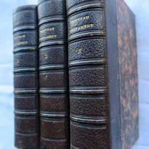 TESTAMENT de notre Seigneur JESUS-CHRIST.1860 3 vol Techener