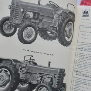 TRACTEUR Mc Cormick tracteurs   livrets d'entretien...